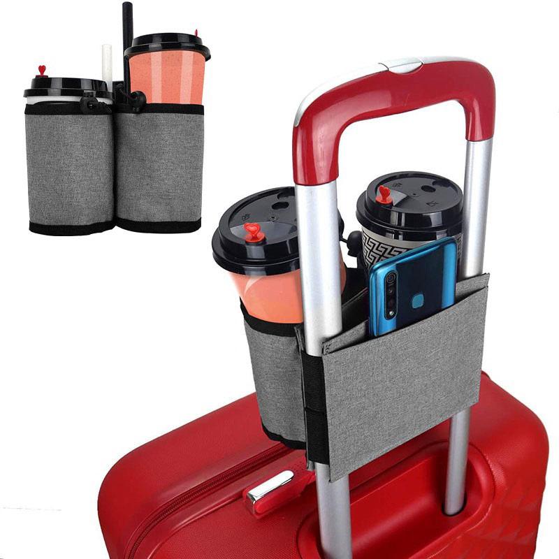 スーツケース用 ボトルホルダー ドリンクホルダー トラベル 旅行用品
