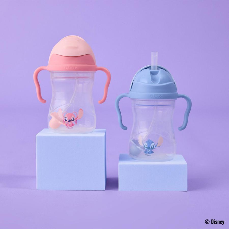Disney x b.box Sippy Cup 5点セット シッピーカップ スティッチ b.box ストローマグカップ stitch angel