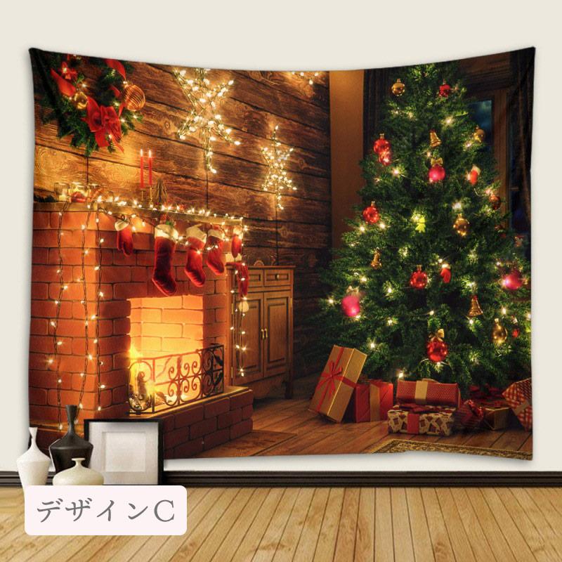 Amazon.co.jp: タペストリー クリスマス ウォールデコ 暖簾 - クリスマス 