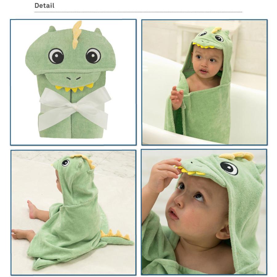 フード付きバスタオル 恐竜 ザウルス バスローブ タオル ギフトにおすすめ 新生児 赤ちゃん用 男の子 女の子 Deigo 出産祝い おしゃれ 帽子付き グリーン 緑 Fb 5908b ベビー服と雑貨の店カーネーション 通販 Yahoo ショッピング