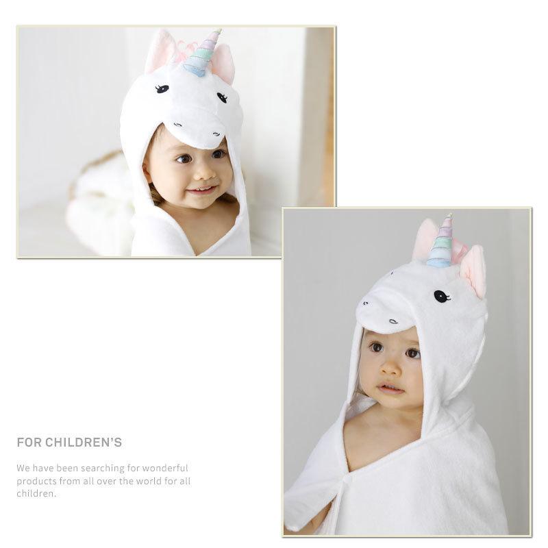 フード付きバスタオル ユニコーン バスローブ タオル ギフトにおすすめ 新生児 赤ちゃん用 男の子 女の子にもおすすめ Deigo 出産祝い おしゃれ 帽子付き Fb 5938b ベビー服と雑貨の店カーネーション 通販 Yahoo ショッピング