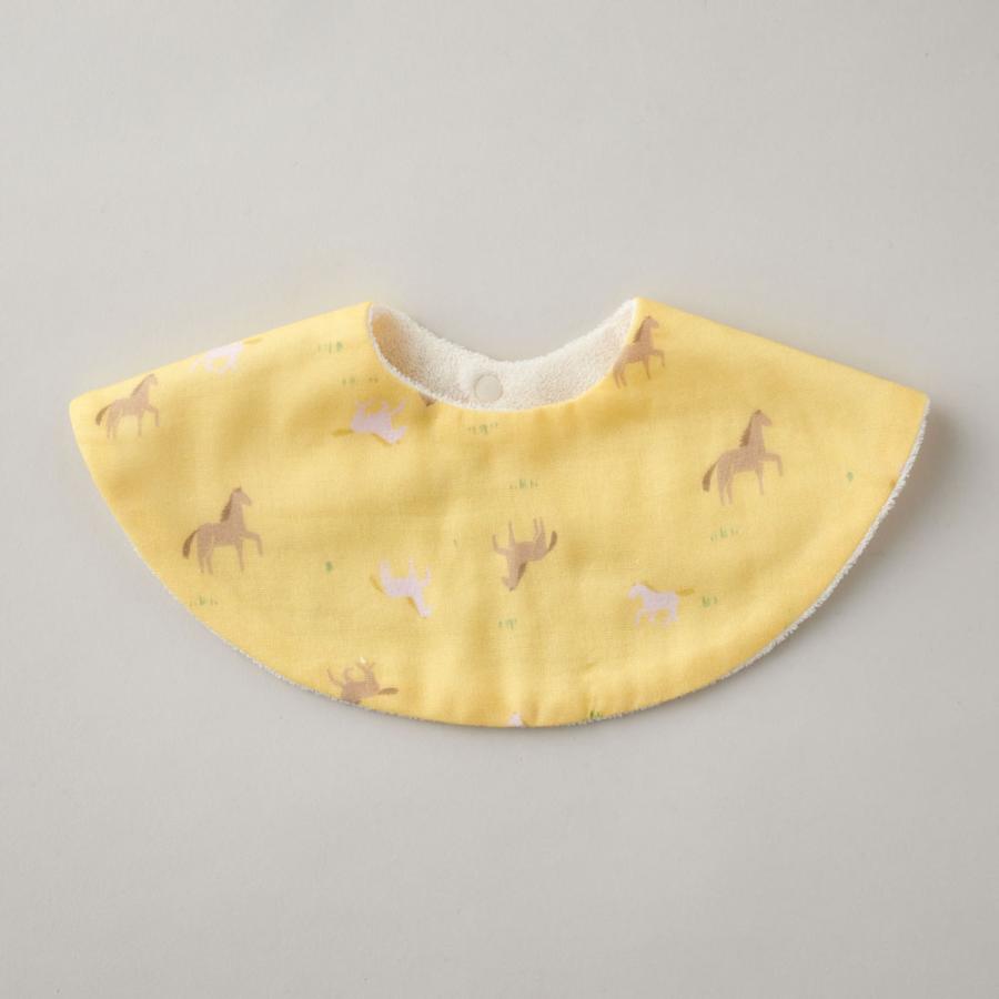 よだれかけ スタイ パイル ガーゼ 綿 日本製で高品質 うま 馬柄 新生児