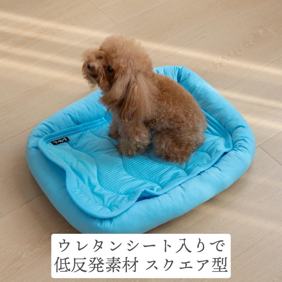 ペットベット 接触冷感 冷感クッション スクエア ラウンド 抗菌防臭 夏用 犬 ねこ ペットグッズ |  | 04