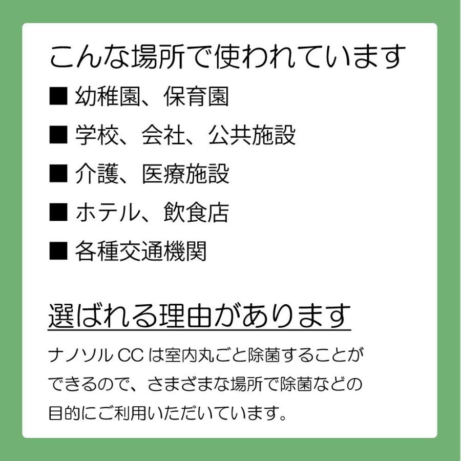 ナノソル CC nanosol 300ml 詰め替え用 3個セット 除菌 抗ウイルス 抗