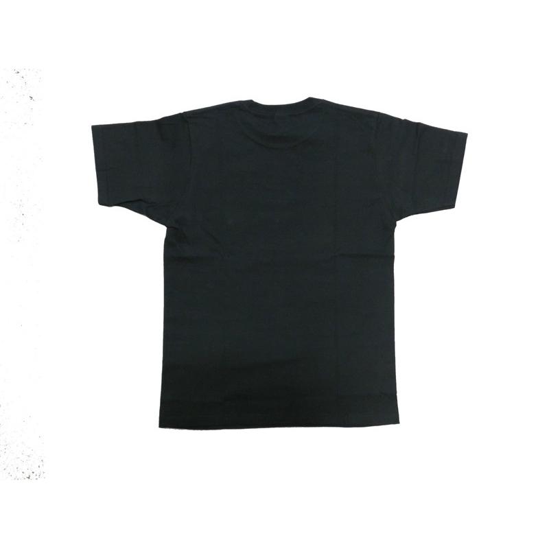 着る日本語 半袖Tシャツ 英語 黒×グリーン 家紋風デザイン 海外旅行