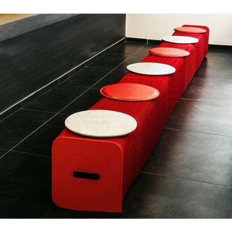 ソファー アコーディオンソファー ペーパーソファー シンプル 紙製ソファー 持ち運び 変形 ナチュラル 円座付き 折り畳み カフェ風 モダン チェア