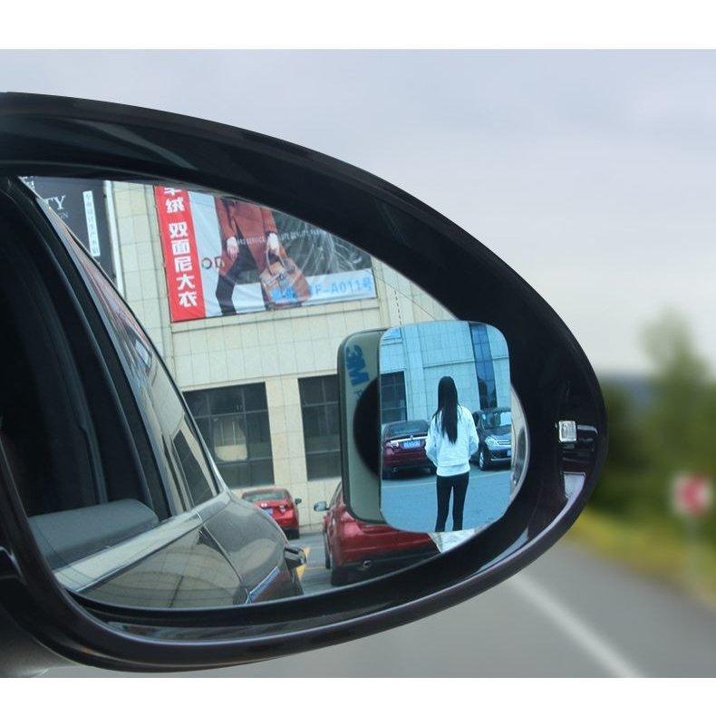 新着商品 Coolbeauty自動車用補助ミラー 左右2個セット サイドミラー バックミラー 360度角度調節可能 四角 スクエア型 カー用品 カーアクセサリー 車用品 広視野 ワ Ecarbook Hu