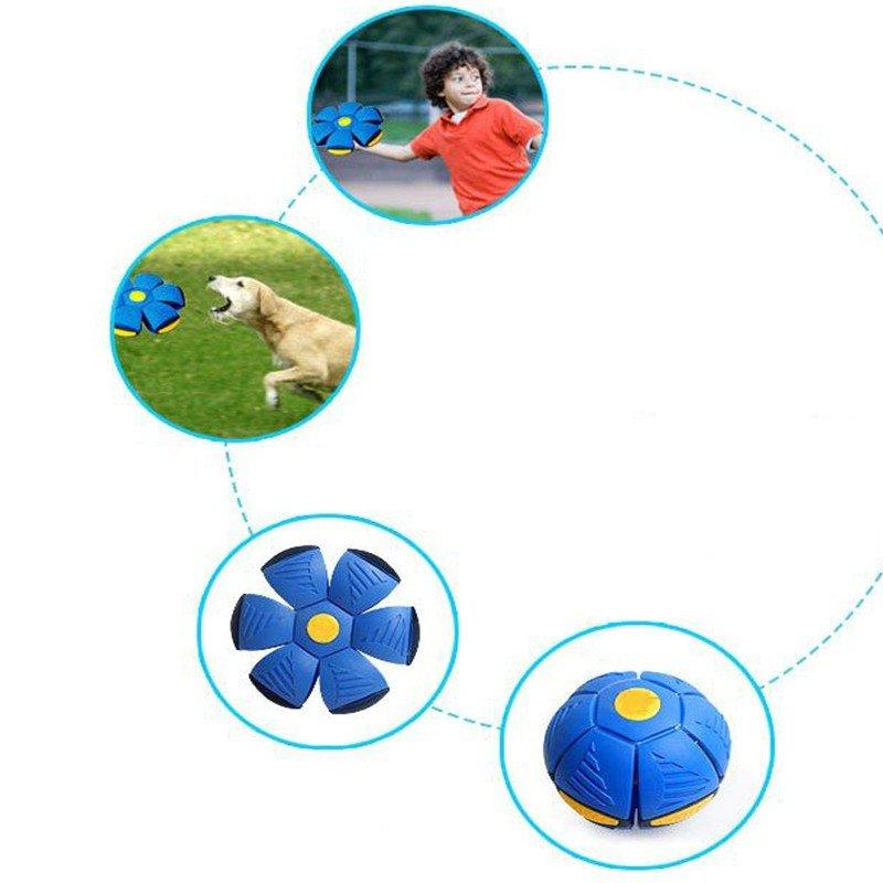 フリスビー ボール スポーツ 玩具 おもちゃ 外遊び玩具 ペット 子供 キッズ 家族 雑貨 アウトドア マジックボール 空飛ぶ円盤 ２way おもしろ Ykgjcq0scy おもちゃ Centralcampo Com Br