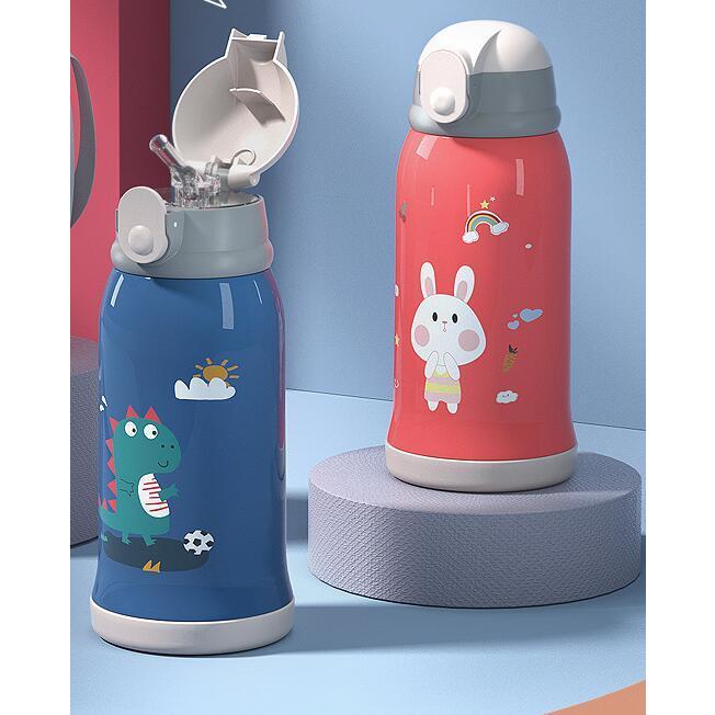 円高還元 水筒 子供 魔法瓶 ストローカップ 2ways キッズ ベビー おしゃれ かわいい キッズボトル ステンレス 保冷 保温 通学 コップ付き 550ml ボトル Aynaelda Com