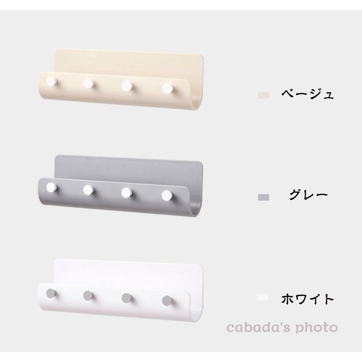 キーフック 「鍵掛け キーフック＆トレイ スマート 鍵かけ フック 壁