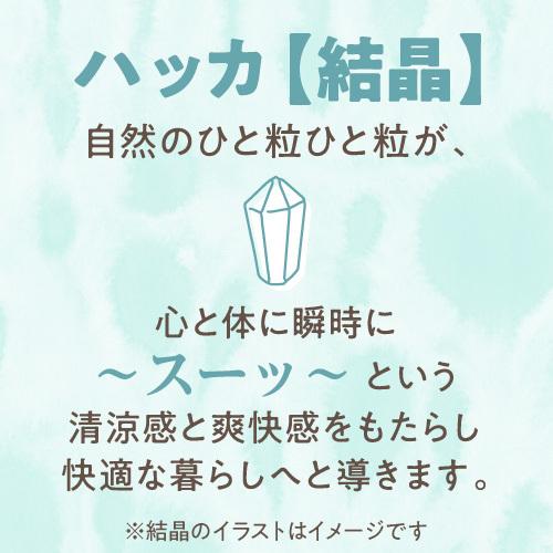 送料無料 ハッカ 結晶 天然 L-メントール 高純度 100g 3袋セット 日本製 メンタクリスタル メントールクリスタル ハッカ水晶 | メンタオイル100 | 04