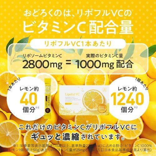 リポソーム ビタミンC 100％ 2800mg 2箱 医師監修 国内製造 イギリス産ビタミンC使用 栄養機能食品 ビタミンCサプリ Lipoful VC リポフルVC | エクセレントメディカル | 06