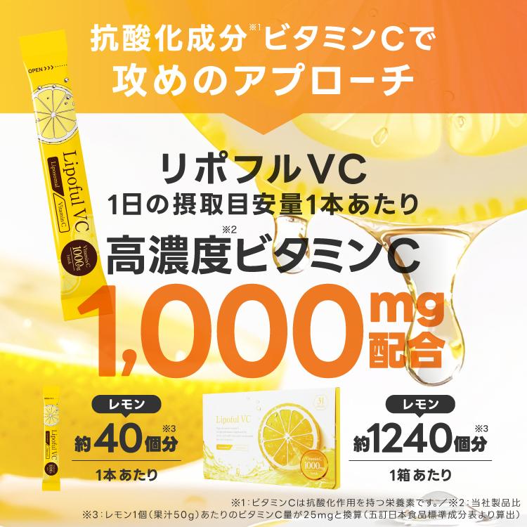 リポソーム ビタミンC 100％ 2800mg 医師監修 国内製造 イギリス産ビタミンC使用 栄養機能食品 サプリ Lipoful VC リポフルVC お試し5本 | エクセレントメディカル | 06