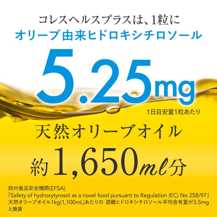 ヒドロキシチロソール サプリ 悪玉コレステロール LDLコレステロール 機能性表示食品 サプリメント コレスヘルス＋ 4袋 | エクセレントメディカル | 06