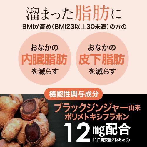 桑の葉 イミノシュガー サプリ ブラックジンジャー サプリ 糖脂サポートW 62粒 4袋 機能性表示食品 | エクセレントメディカル | 09