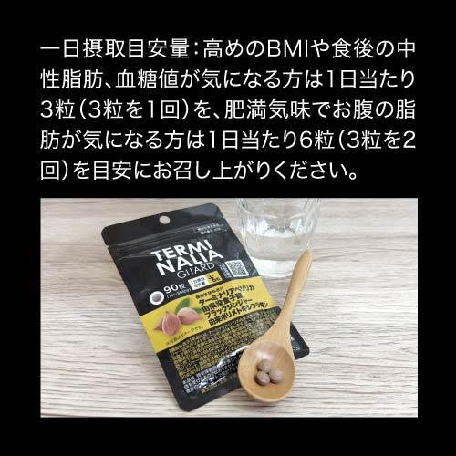 ターミナリアベリリカ ブラックジンジャー サプリメント ターミナリアガード 90粒 1袋 機能性表示食品 | エクセレントメディカル | 13