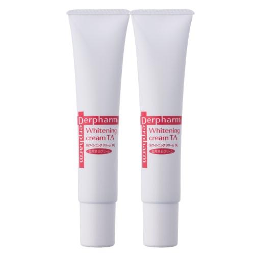 デルファーマ ホワイトニング クリーム TA 40g 2本 お試し サンプル パウチ どちらか1包付き 選択不可 | Derpharm | 01