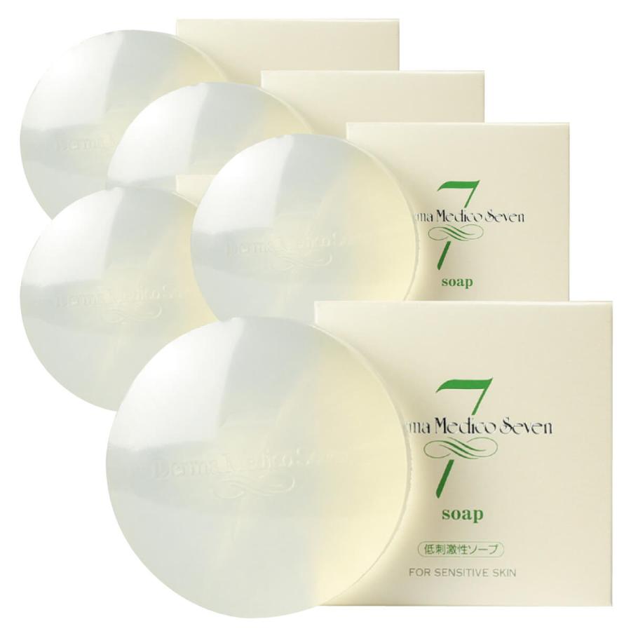 ダーマメディコ セブンソープ 90g 5個セット 敏感肌 derma medico 石鹸 石けん 洗顔石鹸 洗顔料 メール便 | Derma Medico
