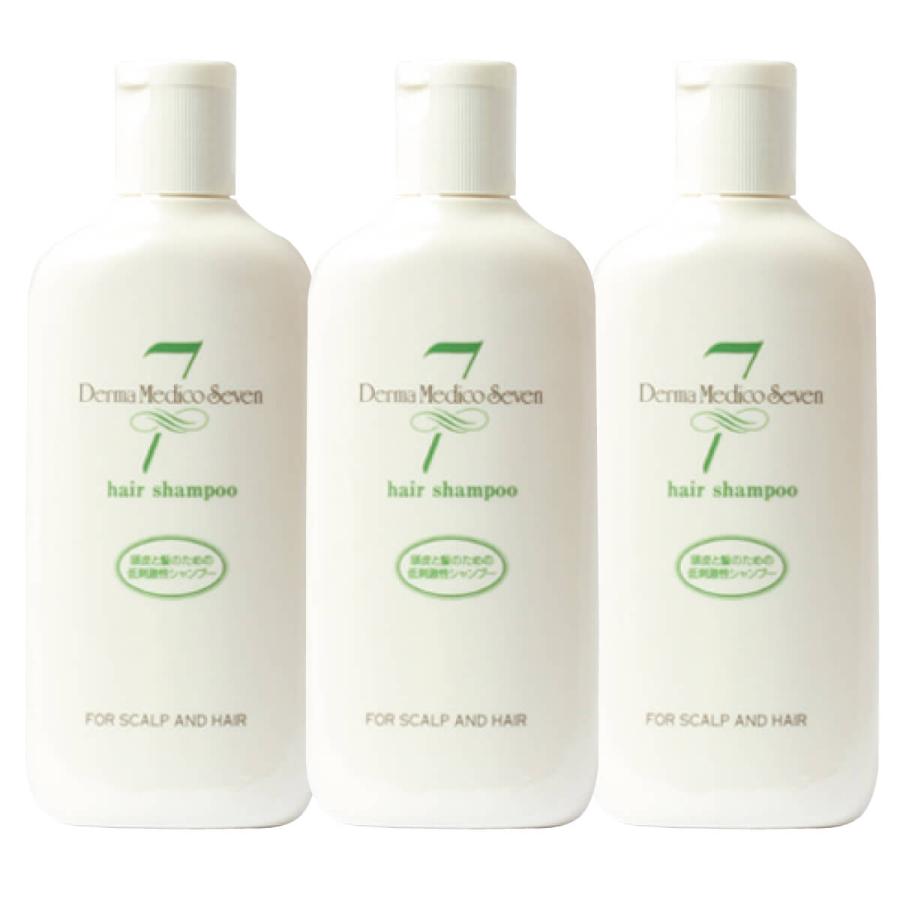ダーマメディコ セブン ヘアシャンプー 270mL 3本セット 敏感肌 derma medico シャンプー 頭皮 | Derma Medico