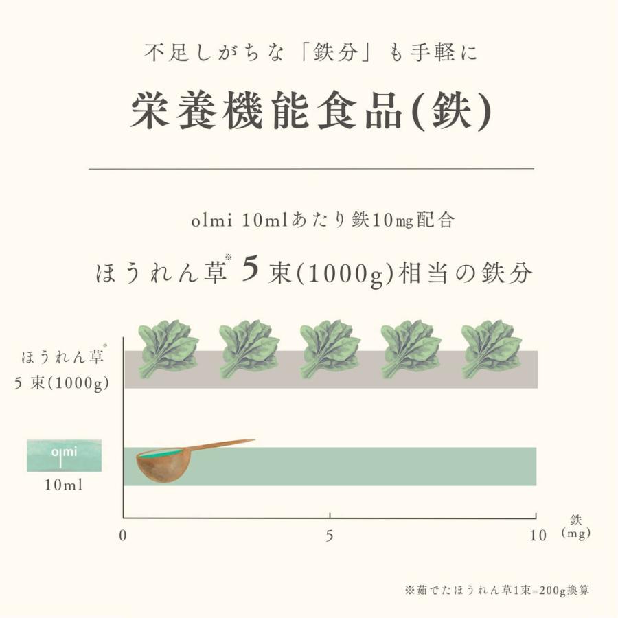 olmi オルミ 100ml イオン化 ミネラル 栄養機能食品 鉄 保存料不使用 |  | 06