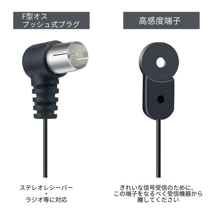 AMループアンテナ＋FMアンテナ ラジオ 純正同等品 互換性 ヒビミタス