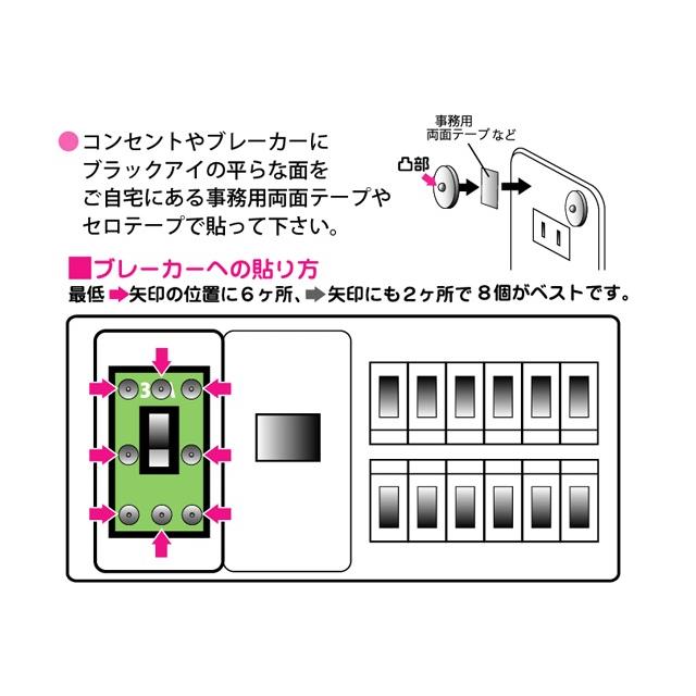 丸山式コイル ブラックアイ 6個入り 2個セット ユニカ yunica 丸山修寛 Black Eye 遠赤外線コイル 電磁波 対策 防止 ブロッカー | ブランド登録なし | 06