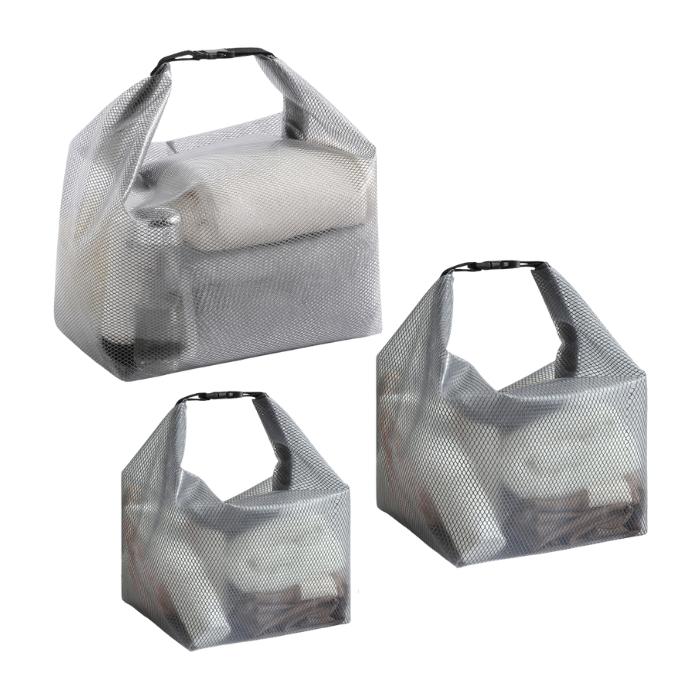 防水ポーチ ３点セット マルチポーチ 防水 バッグ 着替え 旅行 温泉 ジム サウナ プール 海 水着収納 軽量 半透明 おしゃれ | ブランド登録なし | 02