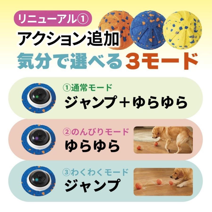 犬のおもちゃ ワンダフルボール 自動ボール USB充電式 柔らかいE-TPU素材 ジャンピングボール 電動 おもちゃ ペット 大型犬 中型犬 | ブランド登録なし | 04