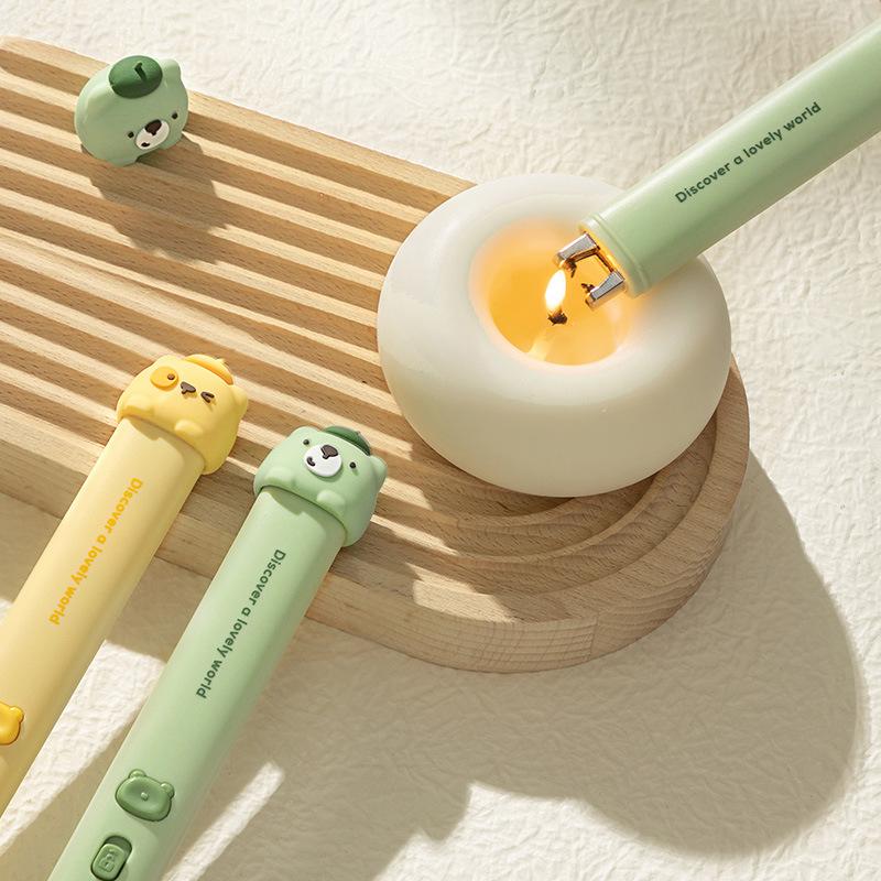 電子ライター USB充電式 かわいい シリーズ アニマル マッチ棒 ドッグ ベア 熊 犬 おしゃれ かわいい プラズマ | ブランド登録なし | 10