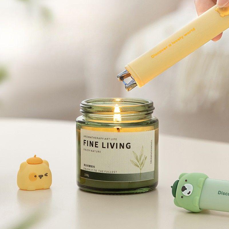 電子ライター プラズマライター 伸縮式 USB充電式 点火 無炎 防風 小型 軽量 タイプC キャンドル | ブランド登録なし | 01