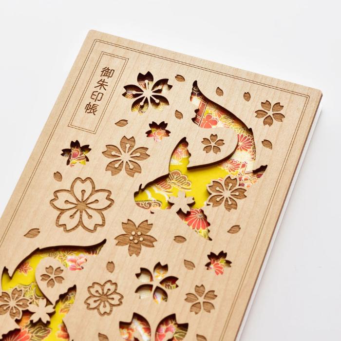 クルーシャル 御朱印帳 6種から1個選べる 加藤製本 木製表紙 日本 和風 和 風情 和柄 | ブランド登録なし | 04