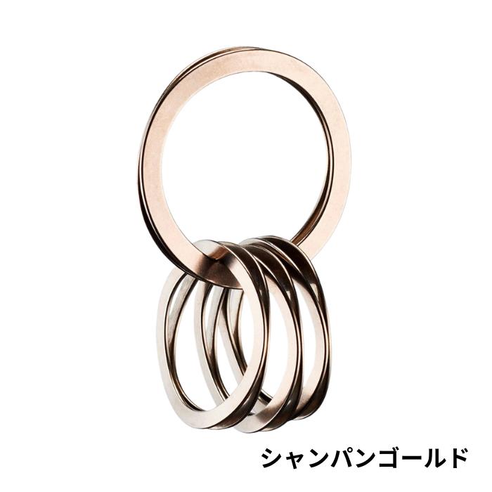 WAVECLIPS スマートキーリング シルバー/シャンパンゴールド 2種から1個選べる ウェーブクリップ 鍵 ステンレス 軽量 高強度 取付け簡単 爪を傷めない 日本製 | ブランド登録なし | 04