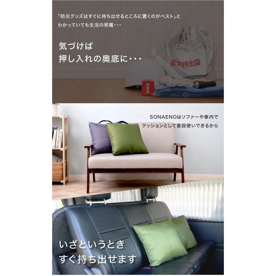 プロイデア SONAENO ソナエノ 2種から1個選べる PROIDEA クッション型 多機能寝袋 防災 寝袋 | ブランド登録なし | 03