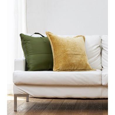 プロイデア SONAENO ソナエノ クッションカバー グレージュ/イエロー 2種から1個選べる PROIDEA トートバック 多機能 寝袋 防災 | ブランド登録なし | 03