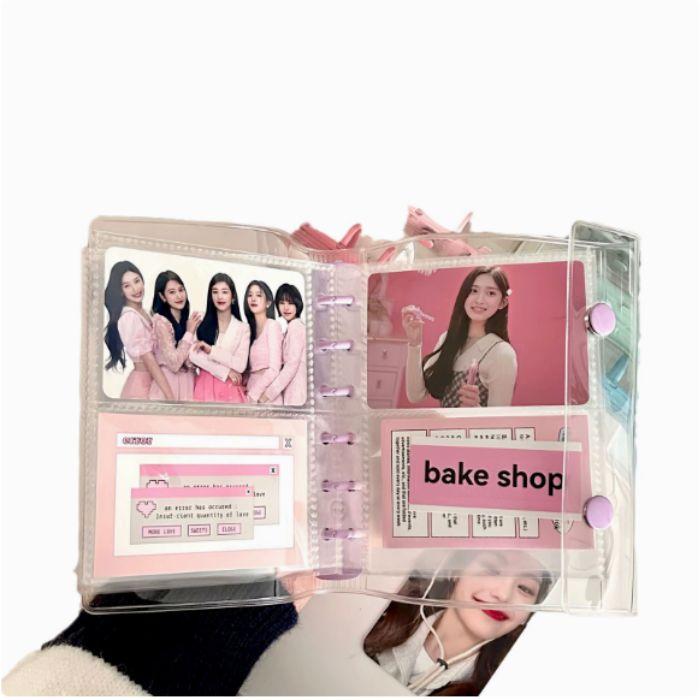 シール帳 バインダー A6/A7 ボタンタイプ (リフィル10枚付き) アルバム ファイル ケース 推し活 シール収納 オタ活グッズ トレカ収納 | ブランド登録なし | 03