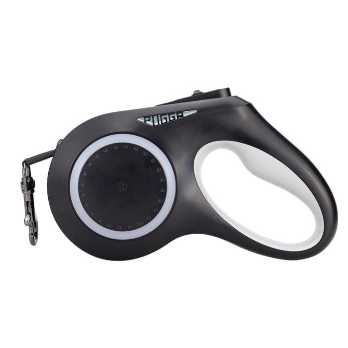 伸縮リード ワンダフルリード 5m 光る 強力ライト搭載  犬用 充電式  リード 巻き取り 収納式 ワンタッチ ロングリード LEDライト 防水 防滴 フレキシブル | ブランド登録なし | 10