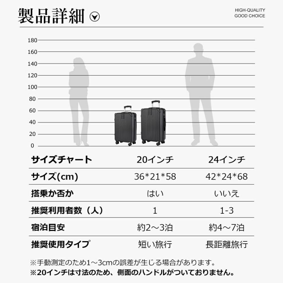 スーツケース キャリーケース 機内 軽量 拡張 超軽量 旅行 出張 ダイヤル式 フレームタイプ ダイヤルロック ダブルキャスター シンプル ビジネス バッグ｜cabin-flora｜10