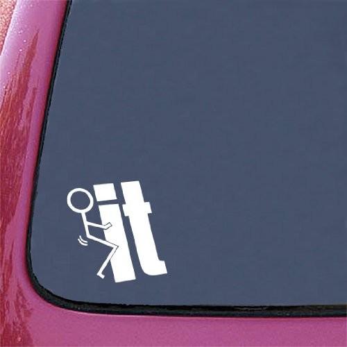 F K It Funny White Vinyl Decal Window Sticker フ ク イット ファニーステッカー 白 並行輸入品 Cwd Cabinwonderland 通販 Yahoo ショッピング