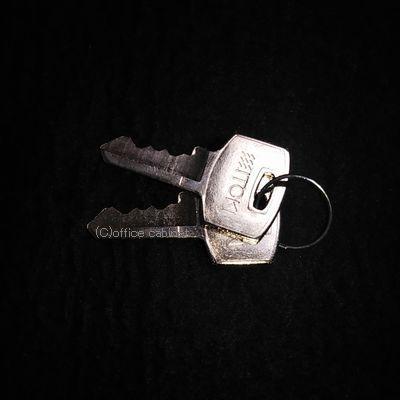 【錠前】イトーキ（ITOKI） 旧型 ロッカー錠 J型ロッカー 錠前セット 鍵2本付き｜cabinet｜05