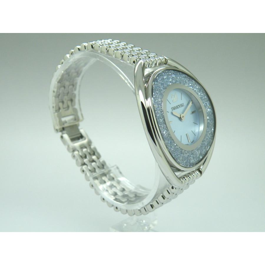 新品未使用】スワロフスキー腕時計クリスタルラインオーバル
