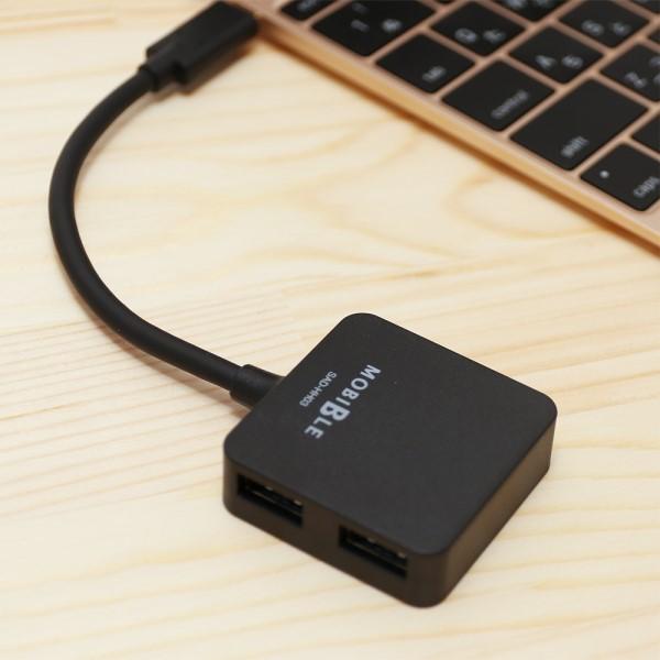 ミヨシ Type-C用 USBハブ 4ポートHUB ブラック USB3.1 Gen1準拠 ホストアダプタ SAD-HH03/BK｜cablestore｜05
