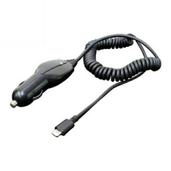 ミヨシ カーチャージャー ライトニングケーブル 1.8m ブラック SLC18CABK アイフォン iPhone14 14Plus 14