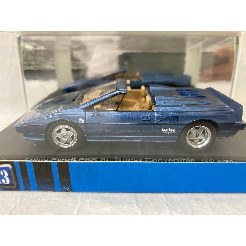 AVENUE43 1/43  ロータス エスプリ PBB St.Tropez コンパーチブル1990 ブルーM 限定333の画像