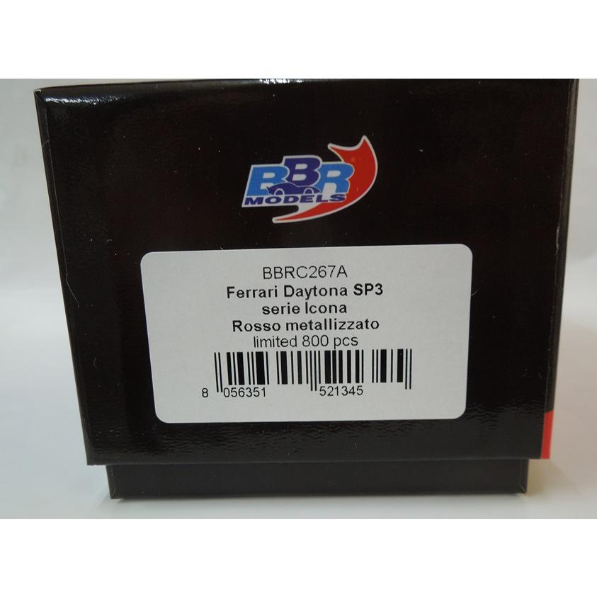 BBR 1/43 フェラーリ デイトナ SP3  2023 M.レッド |  | 03
