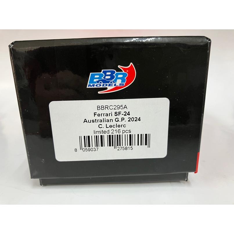 BBR 1/43 フェラーリ F1 SF-24 オーストラリアGP2024 No.16 ルクレール |  | 03