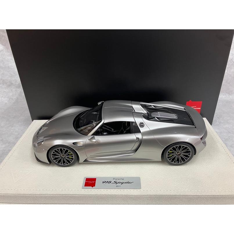 EIDOLON 1/18 ポルシェ 918 スパイダー 2011 GTシルバー : Cabrio 