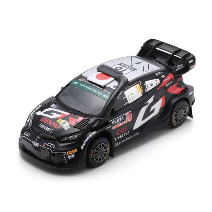 1/18トヨタ GR ヤリス Rally1 #64 2024年サファリラリー優勝 Spark 1/43 トヨタ GRヤリス ラリーHYBRID No.18 WRT サファリラリー