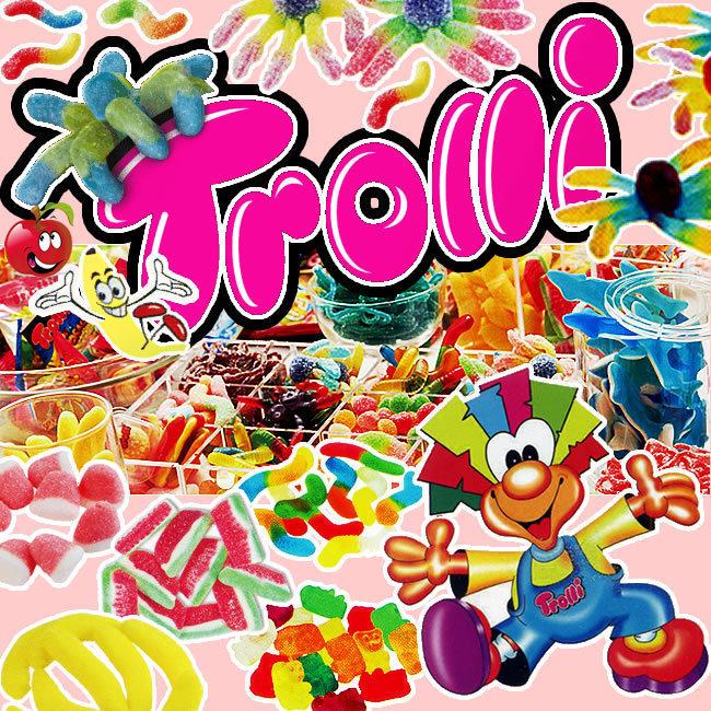 Trolli(トローリ) スパゲティサワーストロベリー 100g×30個セット 【北海道・沖縄・離島配送不可】 Trolli トローリ スパゲティサワーストロベリー グミ 3袋まとめ買い