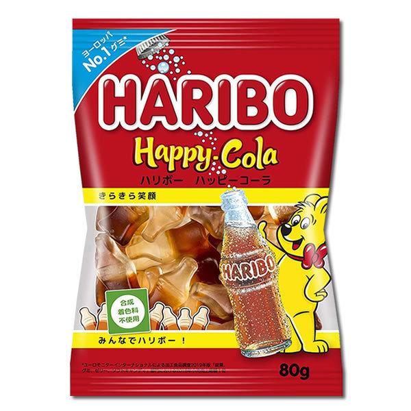HARIBO（ハリボー） ゴールドベア＆ハッピーコーラ グミ 80g 各2袋 お