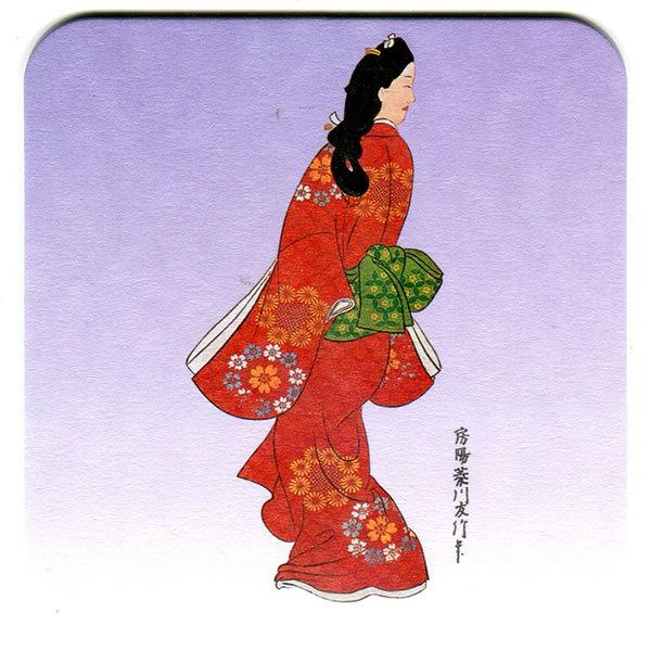 浮世絵　6点セット 浮世絵コースター 6種類セット – 盛栄堂-seieido-